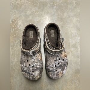 Crocs Camo clogs fur lining